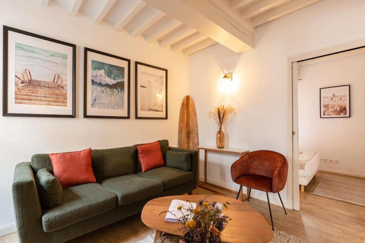 La Vague - Breath Of Freshness In Center Of Honfleur - Free Parking 550M Apartman Kültér fotó