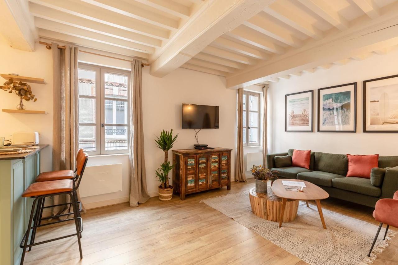 La Vague - Breath Of Freshness In Center Of Honfleur - Free Parking 550M Apartman Kültér fotó